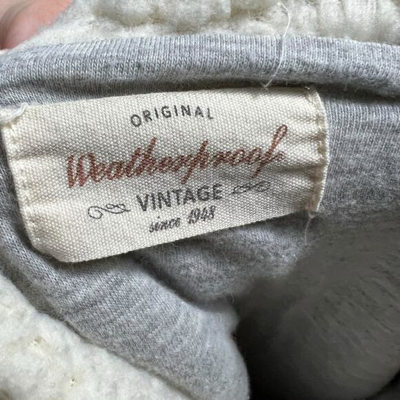 Vintage Weatherproof Original Sherpa Fleece Zip Pullover Jacket, Medium - Picture 5 of 16